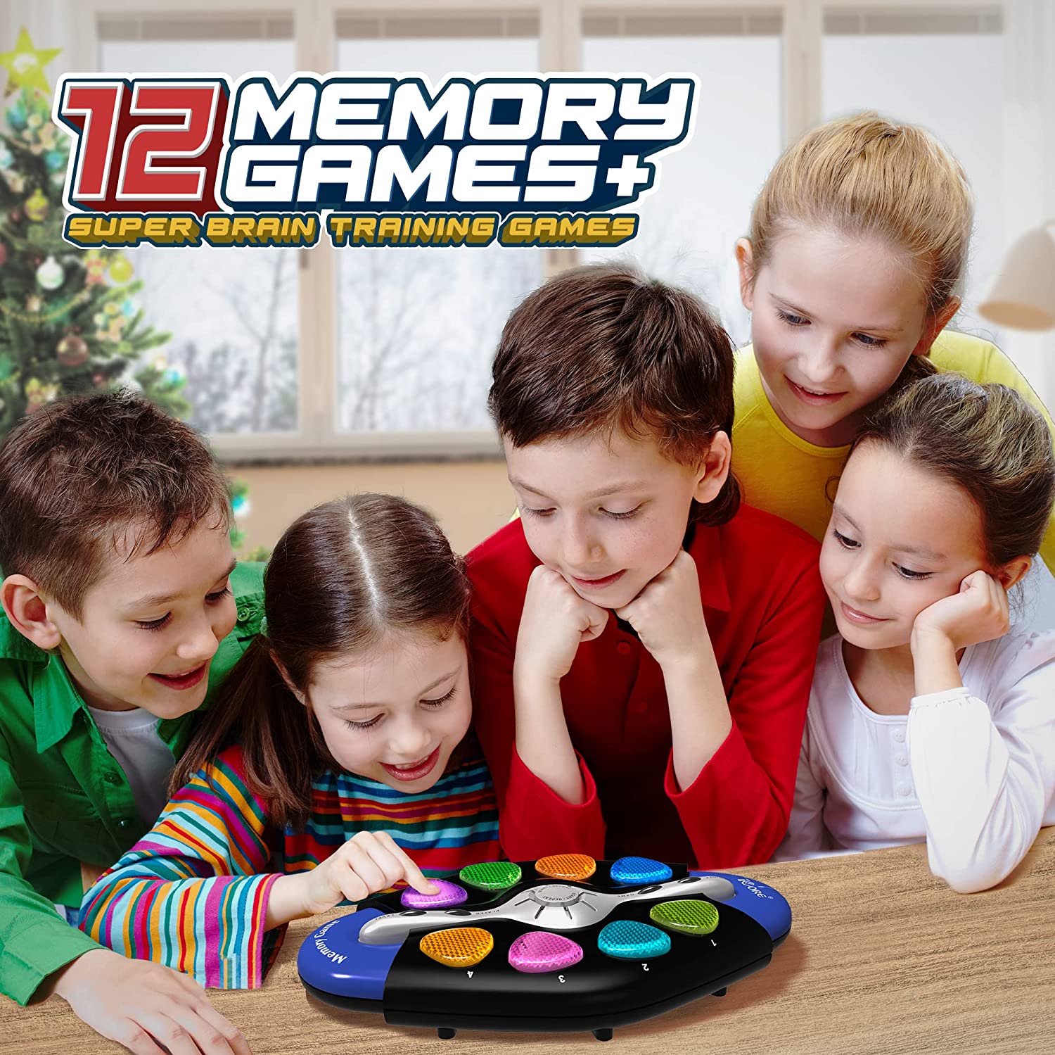 Electronic Memory & Brain Game 1 or 8 Players