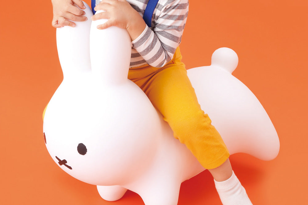 Bruna BonBon Miffy Soft Bounce Chair Bounce Riding rabbit Toy Japan