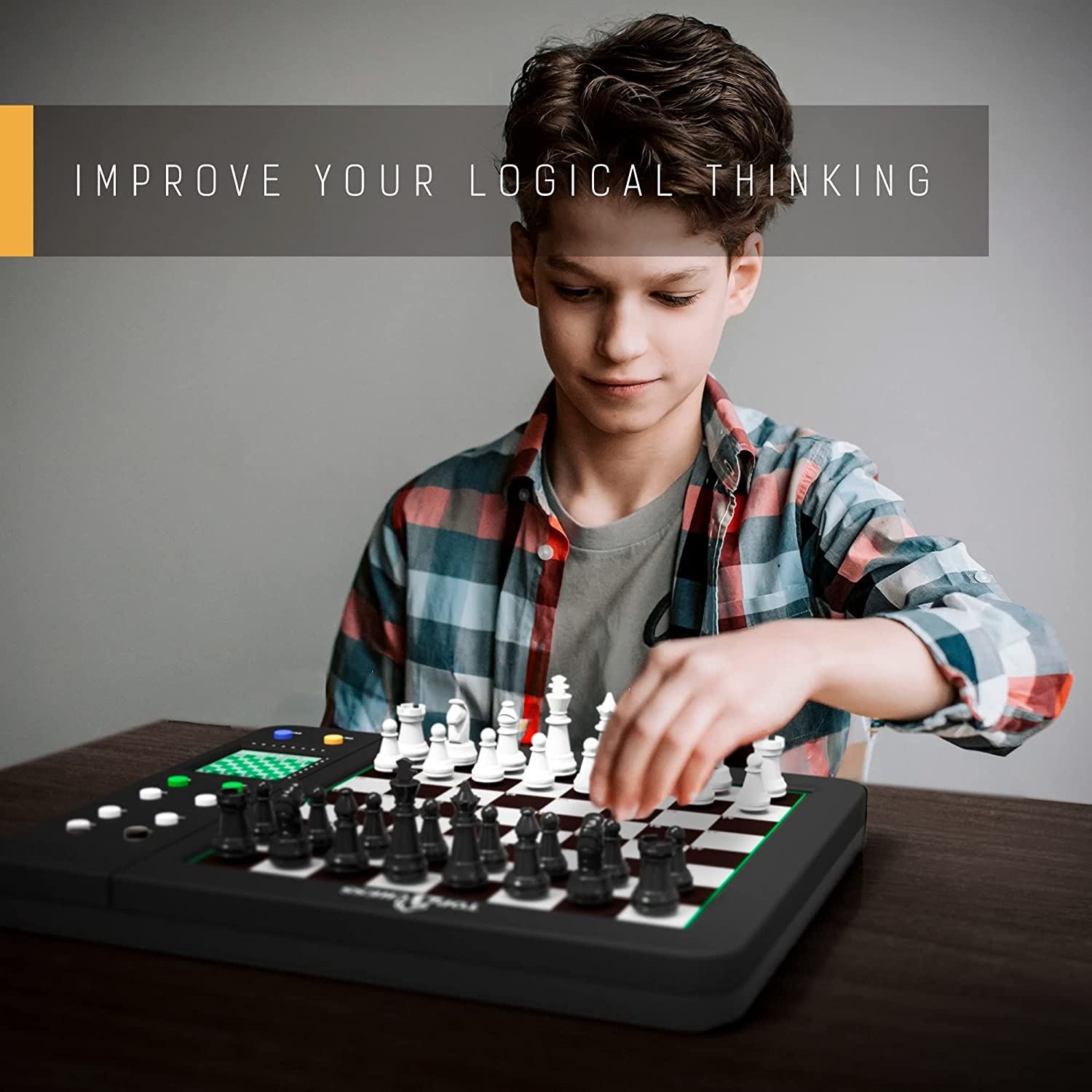 TOP 1 CHESS Talking Coach Electronic Chess Board with Multi-Level Skills